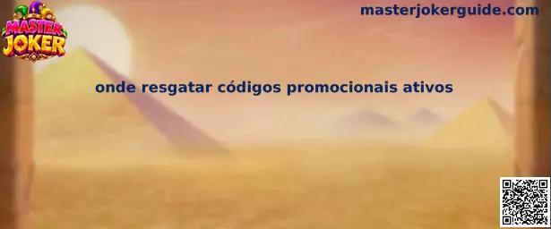 Onde resgatar códigos promocionais