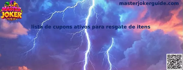 Cupons Ativos Master Joker