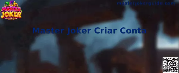 Master Joker Criar Conta Passo a Passo