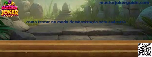 Como testar no modo demonstração sem cadastro Master Joker
