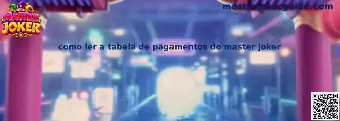 Tabela de Pagamentos Master Joker