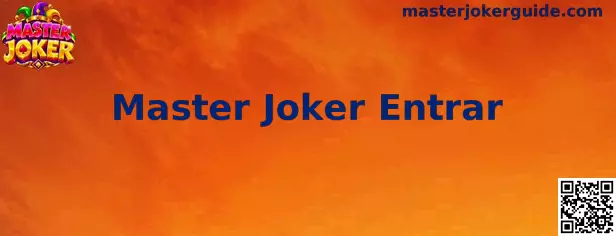 Interface de login da plataforma Master Joker